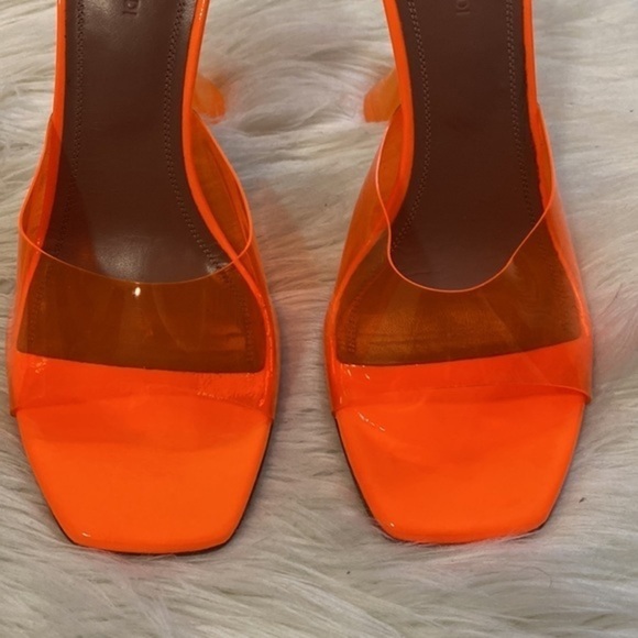 Amina Muaddi Lupita glass‎ sandal size 39EU - Picture 3 of 13